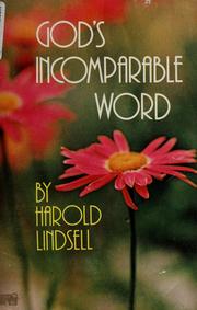 Cover of: God's incomparable word