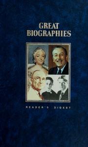 Cover of: Reader's digest great biographies: v.4