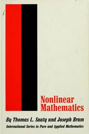 Cover of: Nonlinear mathematics by Thomas L. Saaty