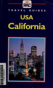 Cover of: USA California (Rac Travel Guides) by Friedrich Muller