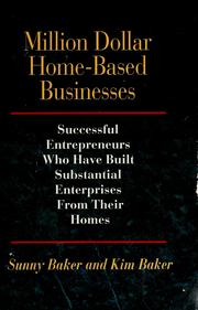 Million dollar home-based businesses by Sunny Baker