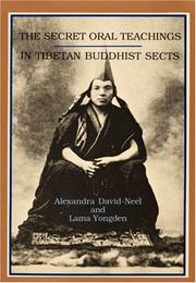 Enseignements secrets dans les sectes bouddhistes tibétaines by Alexandra David-Néel