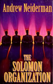 Cover of: The Solomon organization by Andrew Neiderman