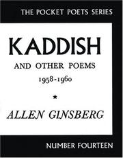 Cover of: Kaddish and Other Poems, 1958-1960 (Pocket Poets Series) by Allen Ginsberg
