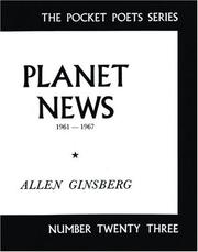 Cover of: Planet News, 1961-1967 (Pocket Poets)