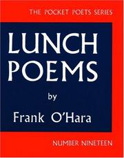 Cover of: Lunch Poems (Pocket Poets Series: No. 19) by Frank O'Hara