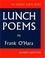 Cover of: Lunch Poems (Pocket Poets Series: No. 19)