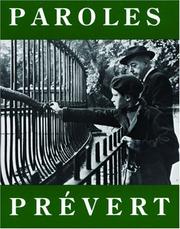 Cover of: Paroles by Jacques Prévert