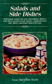 Cover of: Salads and side dishes