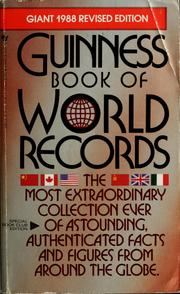 Guinness book of world records, 1988 by Alan Russell | Open Library