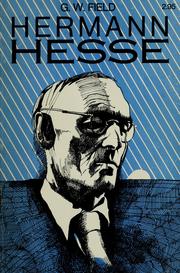 Cover of: Hermann Hesse. by George Wallis Field