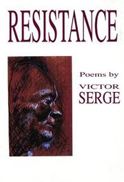 Cover of: Resistance by Victor Serge