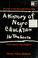 Cover of: A history of Negro education in the south, from 1619 to the present