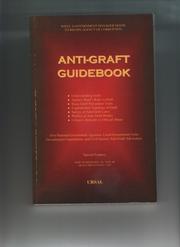 Cover of: Anti-Graft Guidebook: (What a government manager needs to rid his agency of corruption.)*