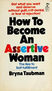 Cover of: How to become an assertive woman