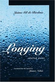 Cover of: Longing: selected poems