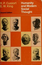 Cover of: Humanity and modern social thought | Raymond Paul Cuzzort