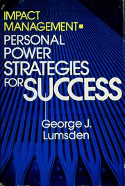 Cover of: Impact management by George J. Lumsden