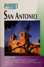 Cover of: Insiders' guide to San Antonio by Paris Permenter