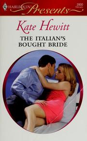 Cover of: THE ITALIAN'S BOUGHT BRIDE by Kate Hewitt