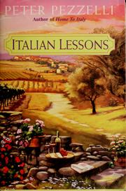 Cover of: Italian Lessons by Peter Pezzelli