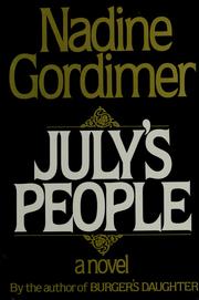 Cover of: July's people by Nadine Gordimer