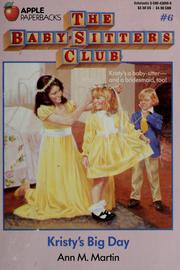 Cover of: Kristy's Big Day (The Baby-Sitters Club #6) by Ann M. Martin