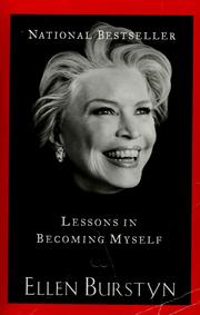 Cover of: Lessons in becoming myself by Ellen Burstyn