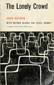 Cover of: The lonely crowd by David Riesman