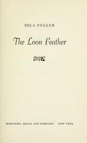 Cover of: The loon feather.