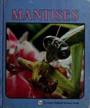 Cover of: Mantises