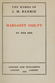 Cover of: Margaret Ogilvy by J. M. Barrie