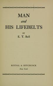 Cover of: Man and his lifebelts