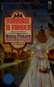 Cover of: Marriage Is Murder by Nancy Pickard