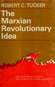 Cover of: The Marxian revolutionary idea