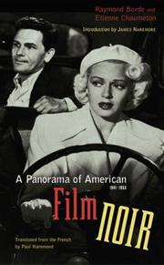 Cover of: A panorama of American film noir, 1941-1953