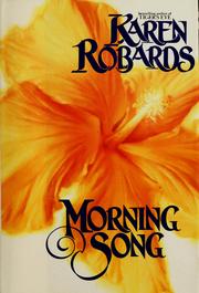 Cover of: Morning song