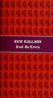 Cover of: New ballads.