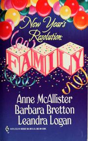 Cover of: New Years Resolution Family