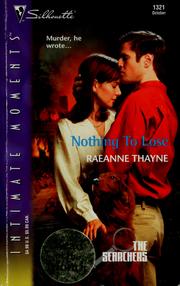 Cover of: Nothing to lose by RaeAnne Thayne
