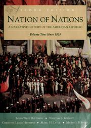 Cover of: Nation of nations: a narrative history of the American republic