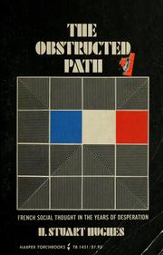 Cover of: The obstructed path by H. Stuart Hughes