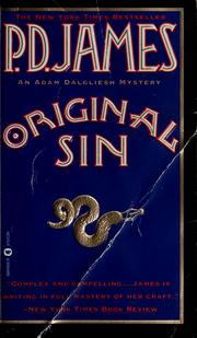 Cover of: Original sin by P. D. James