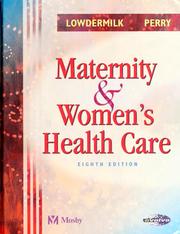 Cover of: Maternity & women's health care