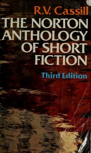 Cover of: The Norton anthology of short fiction--Third edition