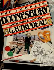 Cover of: The people's Doonesbury: notes from underfoot, 1978-1980