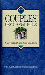 Cover of: Couples' devotional Bible: New International Version