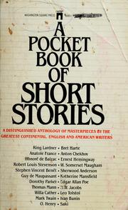 Cover of: A Pocket book of short stories by M. Edmund Speare