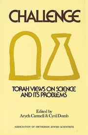 Cover of: Challenge: Torah Views on Science and Its Problems