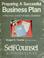 Cover of: Preparing a Successful Business Plan